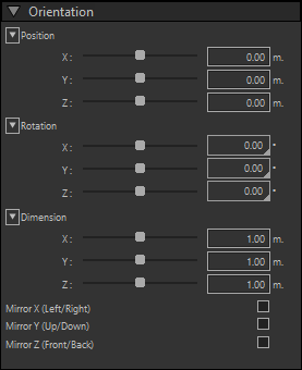 Orientation properties (objects)